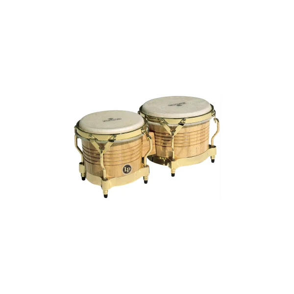LATIN PERCUSSION LPM201AW Bongos Matador Natural Gold