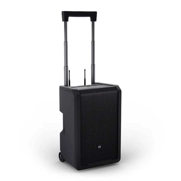 LD Systems ANNY® 10 BPH 2 B5 - Système PA Bluetooth® portable 10" sur batterie avec mixer et 2x micros serre-tête (incl. bodypacks)