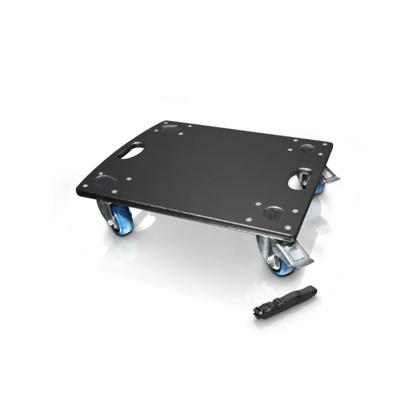 LD Systems DAVE 10 G3 CB - Plateau de Transport à Roulettes pour LDDAVE10G3 avec Sangle Réglable