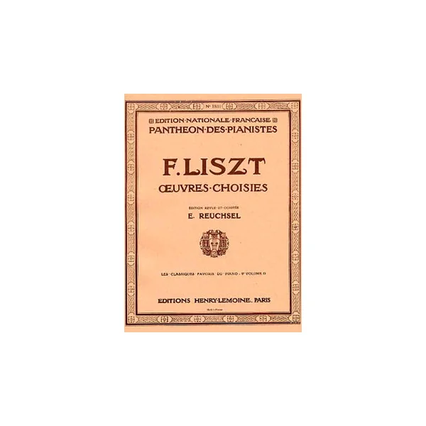 Liszt F. Oeuvres Choisies Vol 9D Piano