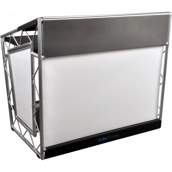 LITECONSOLE XPRS V2 Régie DJ Pliable et Personnalisable en Aluminium (Habillage Naturel)