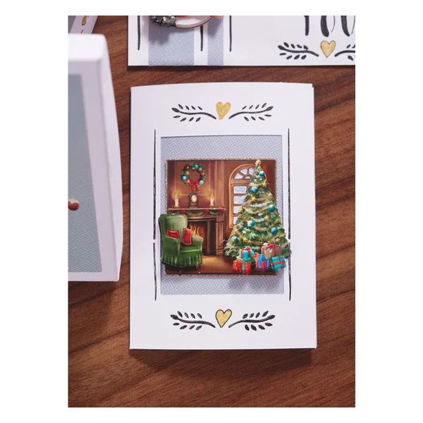Livret de motifs3D pré-estampés « Christmas Village »