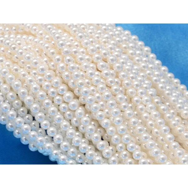 Lot de 20 perles effet culture rondes - 3 mm