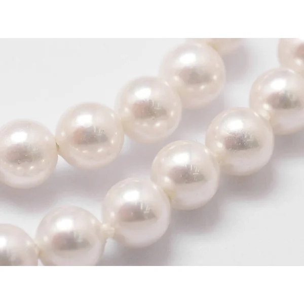 Lot de 20 perles effet culture rondes - 4 mm