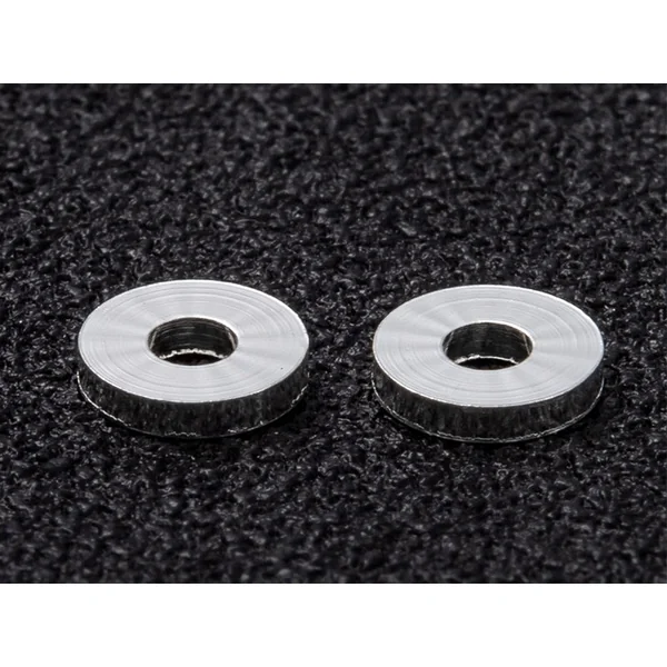 Lot de 20 perles intercalaires rondes en laiton - Flash argent 925