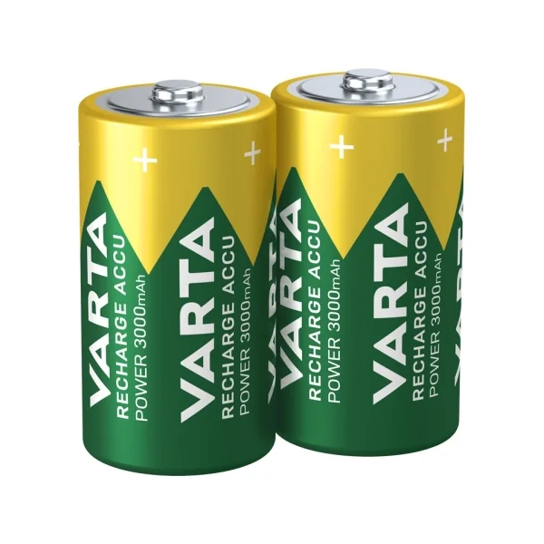 lot de 2 Piles rechargeables Varta HR14 - LR14 3000mAh