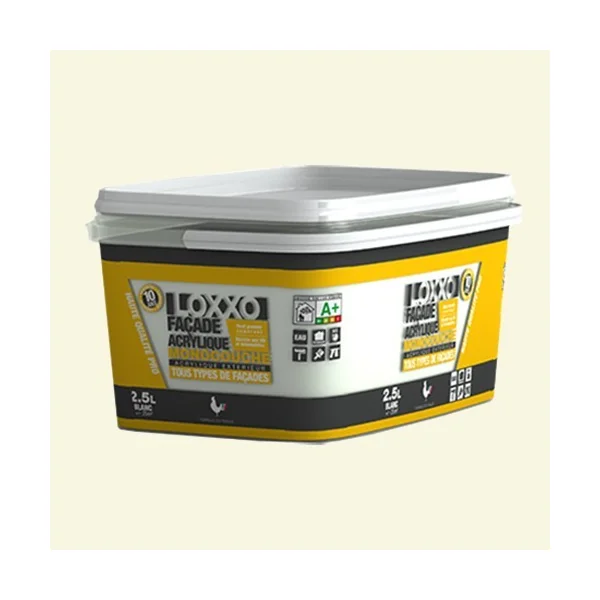 LOXXO Peinture Façade Acrylique 2,5L Meulière