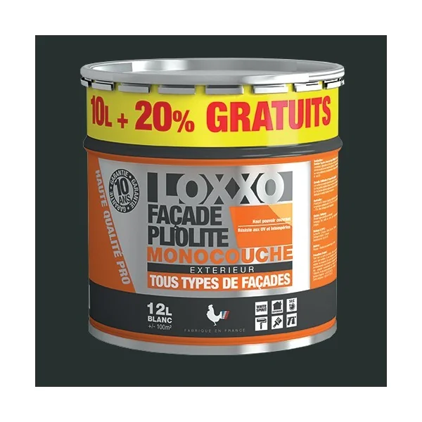 LOXXO Peinture Façade Pliolite 12L Anthracite