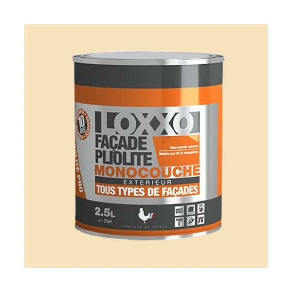 LOXXO Peinture Façade Pliolite 2,5L Ton pierre
