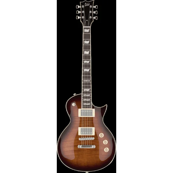 Ltd EC-256FM – Guitare Électrique LP Dark Brown Sunburst