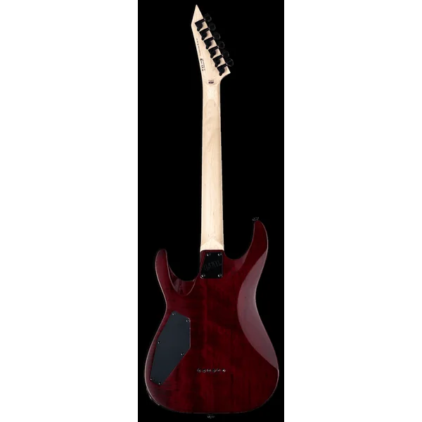 Ltd MH200QMNT-STBC - Guitare électrique - Type ST - Rouge sombre