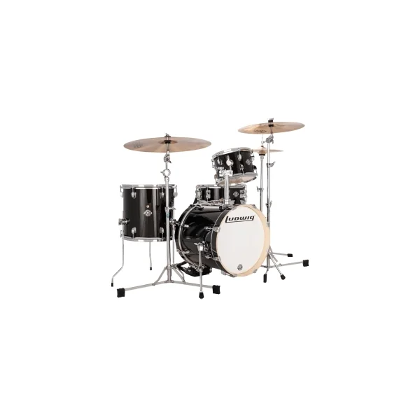 LUDWIG Breakbeat Questlove Batterie 16"/4pcs Black Sparkle