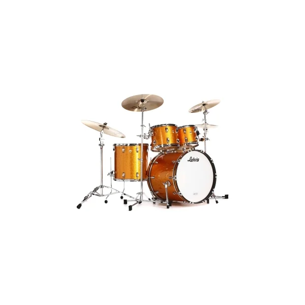 LUDWIG Classic Maple Batterie 22"/4pcs Gold Sparkle