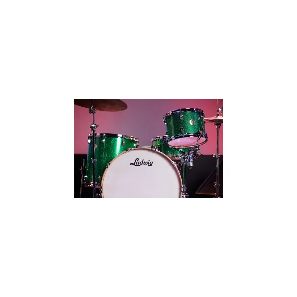 LUDWIG Continental Series Batterie 22"/4pcs Green Sparkle