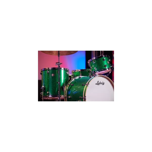 LUDWIG Continental Series Batterie 24"/4pcs Green Sparkle
