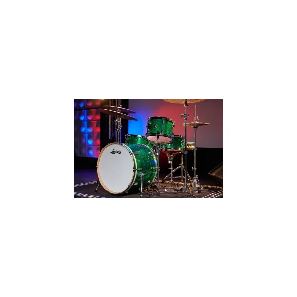 LUDWIG Continental Series Batterie 24"/4pcs Green Sparkle
