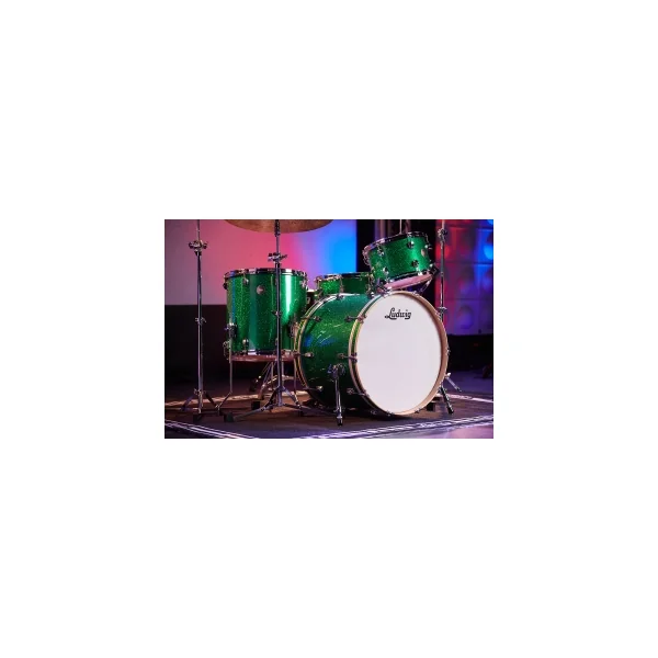 LUDWIG Continental Series Batterie 24"/4pcs Green Sparkle