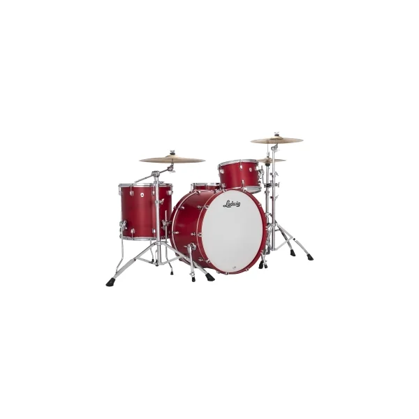 LUDWIG Neusonic Batterie 24"/3pcs Pro Beat Satin Diablo Red