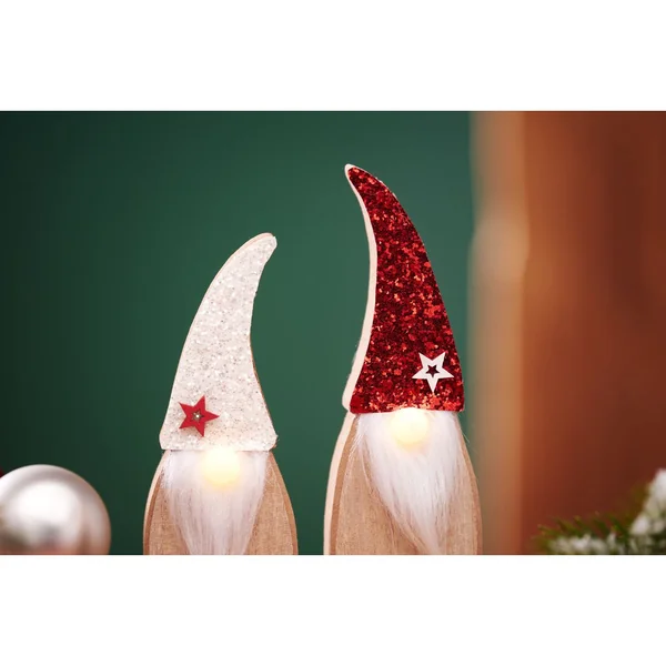 Lutin en bois à nez LED VBS