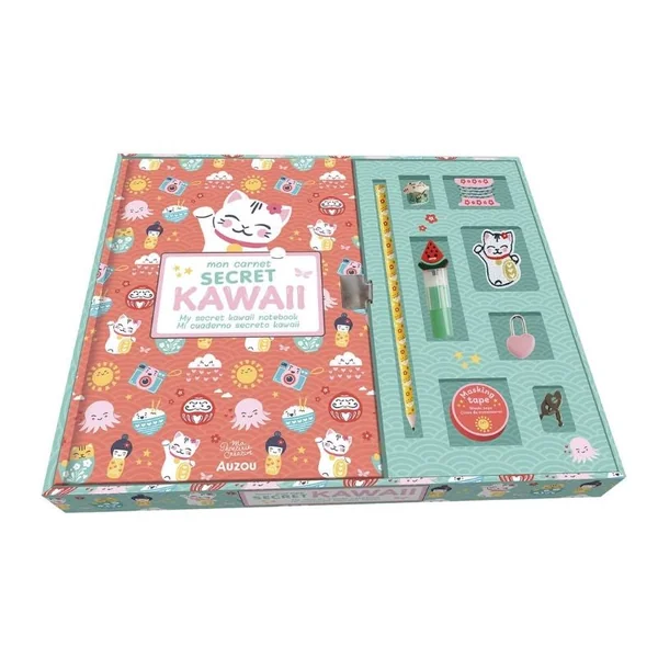 Ma papeterie créative - Mon carnet secret Kawaii - Auzou