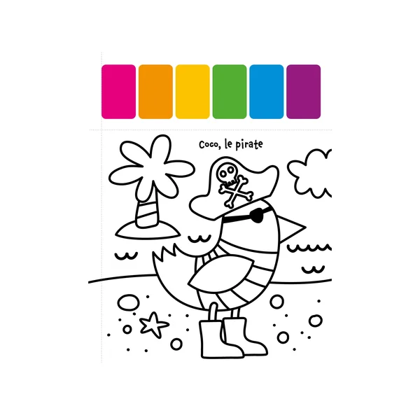 Ma première palette de peinture - La plage