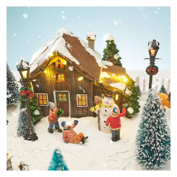 Maison enneigée miniature VBS