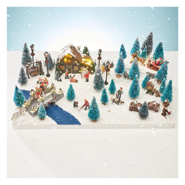 Maison enneigée miniature VBS