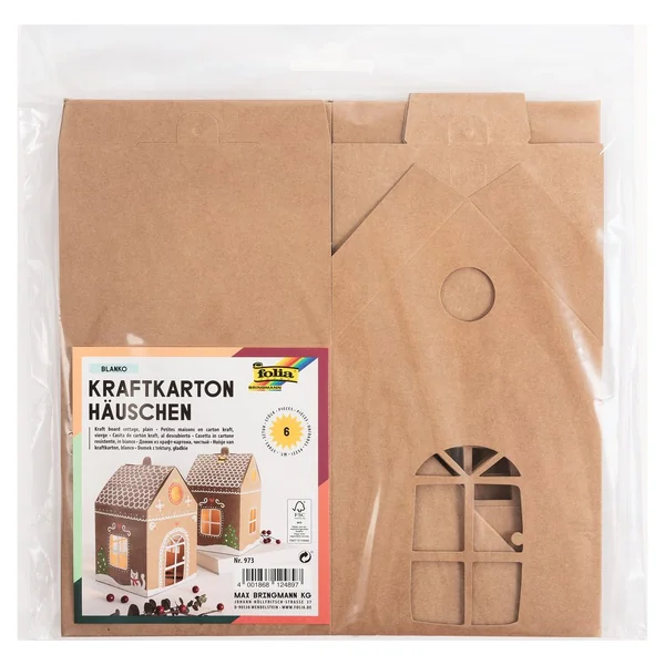 Maisons en carton kraft