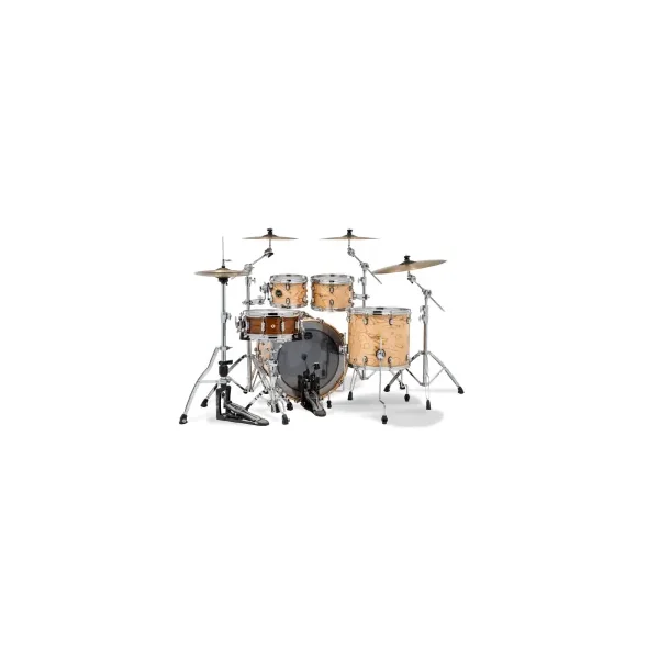 MAPEX Saturn VI Batterie 22"/4pcs Exotic Natural Burl