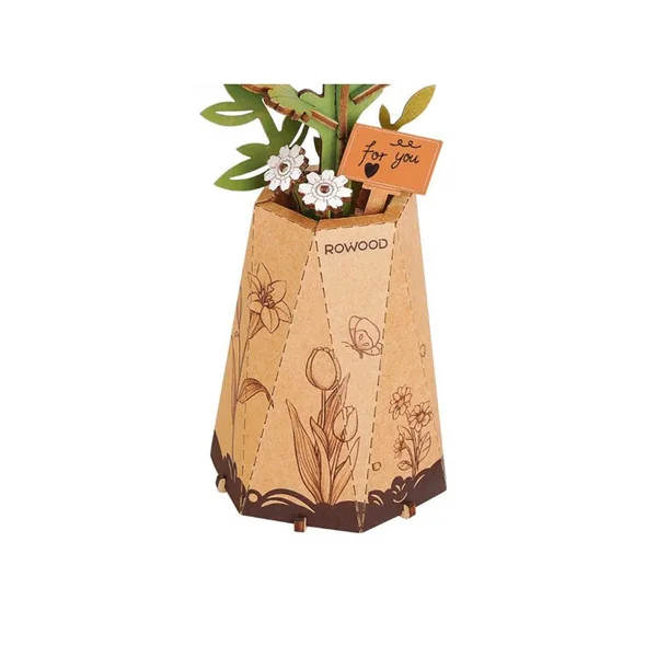 Maquette fleur miniature - Fleur de Lys rose (Pink Lily) - Rowood