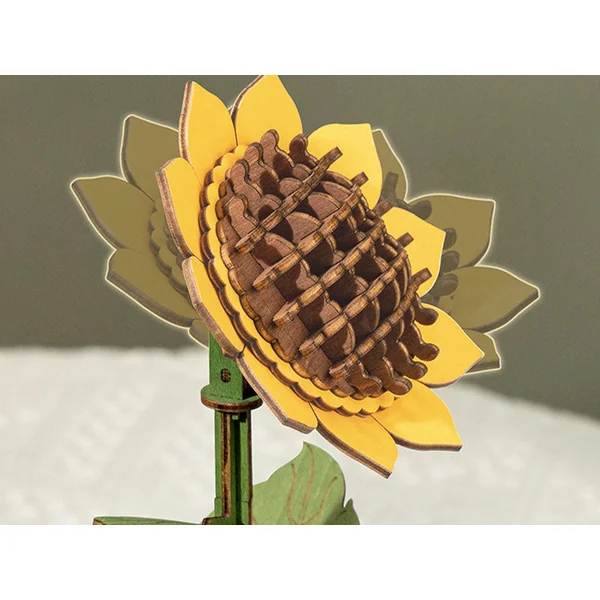 Maquette fleur miniature - Tournesol (Sunflower) - Rowood