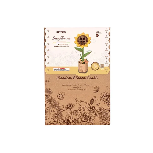 Maquette fleur miniature - Tournesol (Sunflower) - Rowood