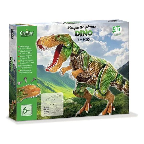 Maquette géante Dino T Rex 3D - Crealign
