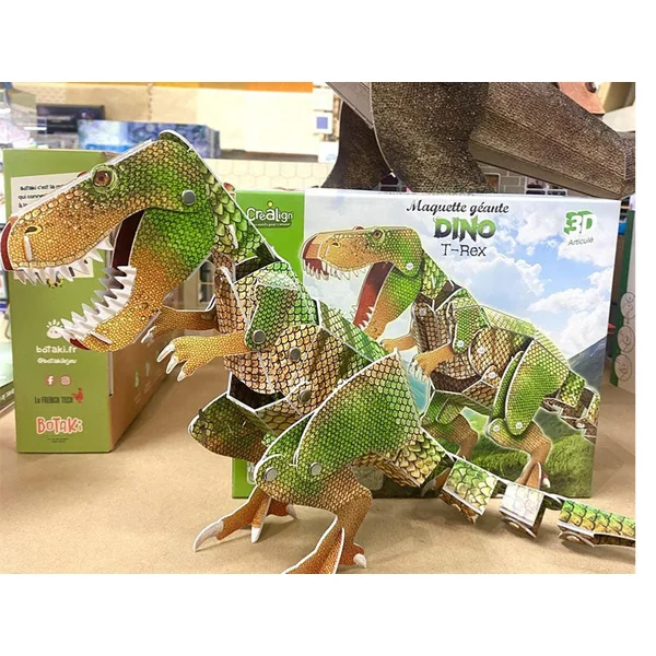 Maquette géante Dino T Rex 3D - Crealign