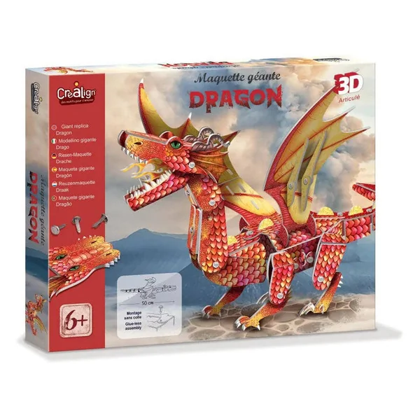 Maquette géante Dragon 3D - Crealign