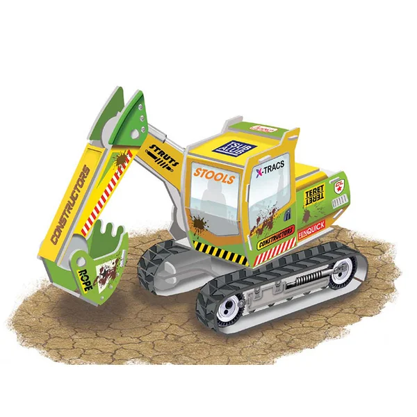 Maquettes Déco Engins de chantier - Créa Lign'
