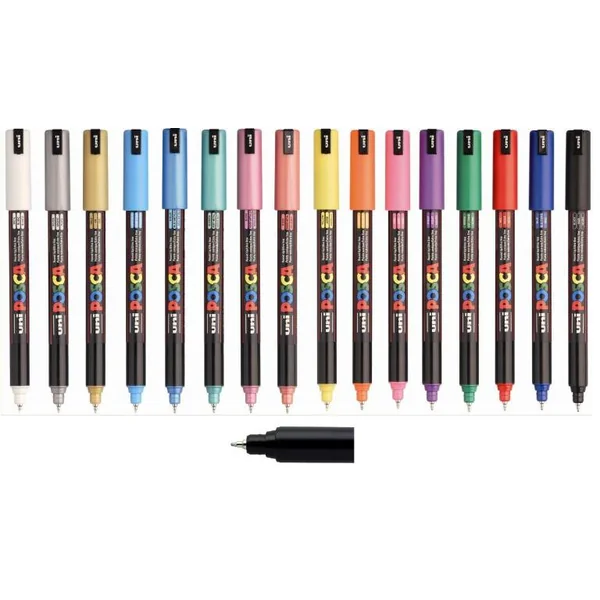 Marqueur POSCA pointe calibrée extra-fine PC1MR à l'unité