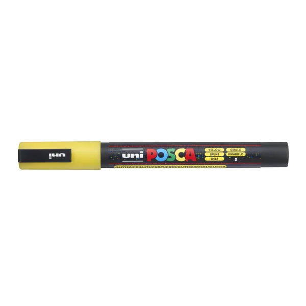 Marqueur POSCA pointe conique fine pailleté à l'unité