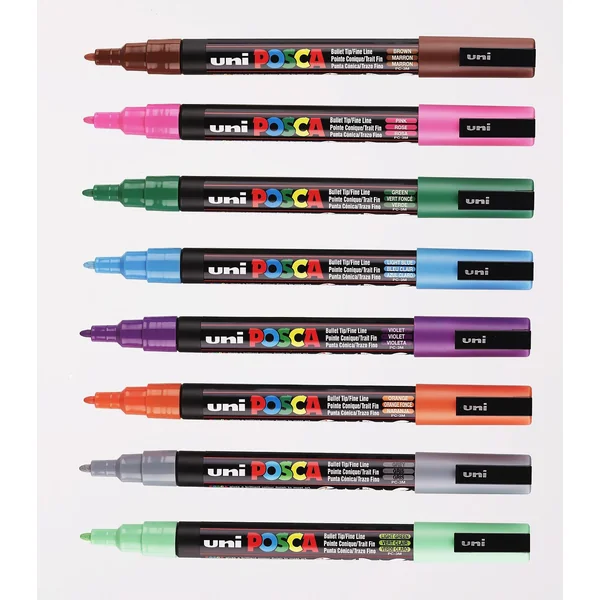 Marqueur POSCA pointe conique fine PC3M à l'unité