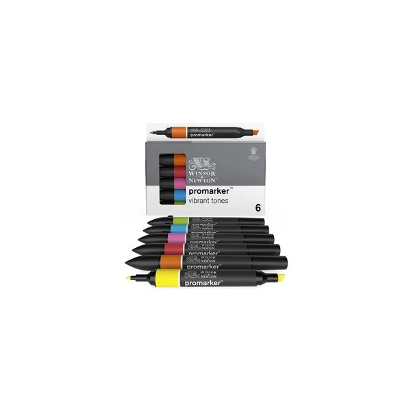Marqueur Promarker assortiment 6 tons vifs