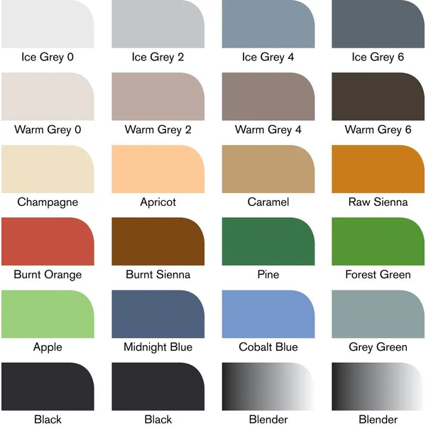 Marqueur Promarker set 24 tons Architecturaux assortis