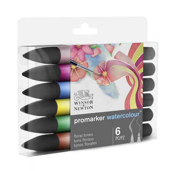 Marqueur Promarker set 6 tons floraux assortis