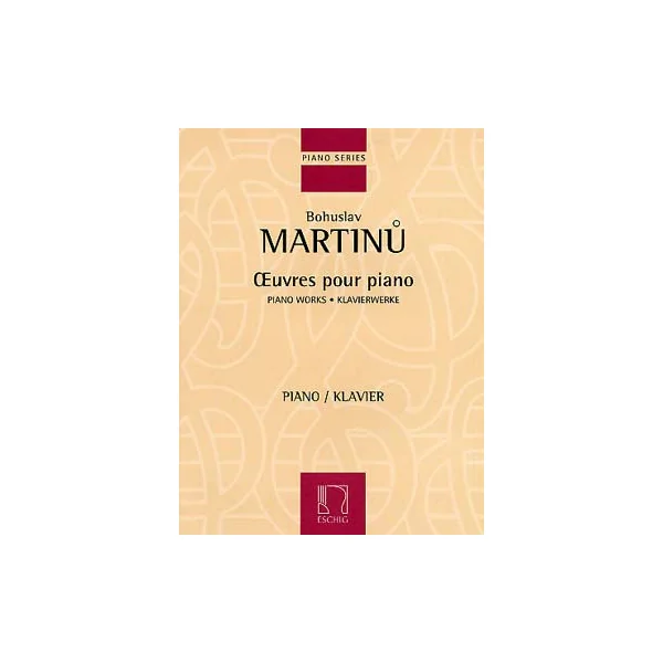 Martinu B. Oeuvres Pour Piano