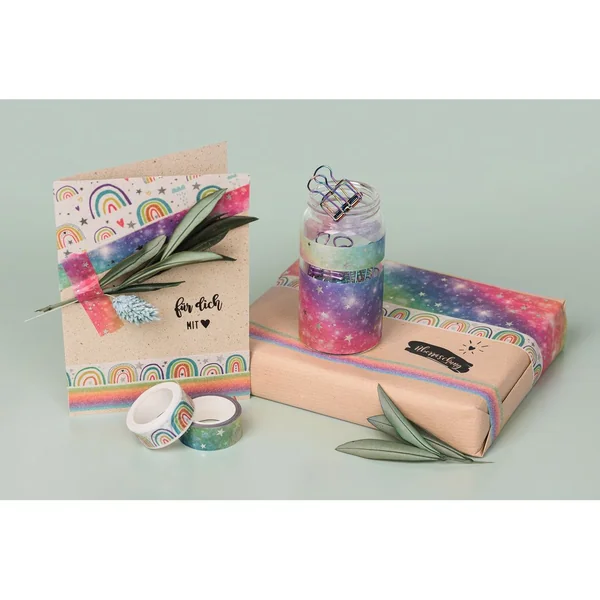 Masking tapes « Pastel Rainbow Glitter »