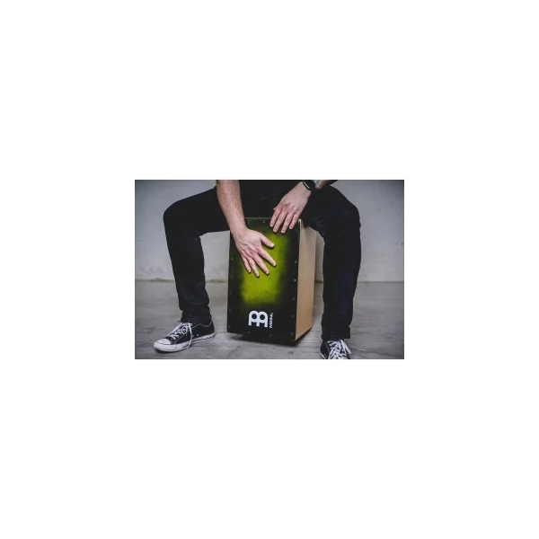MEINL SC100GRB Cajon Snarecraft - Green Burst