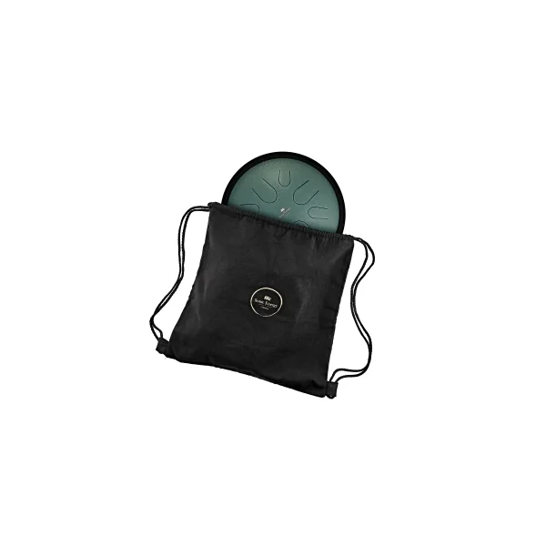 MEINL SONIC ENERGY CSTD1DG Compact Steel Tongue Drum 10" Si Mineur 432hz, 8 Notes, Dark Green