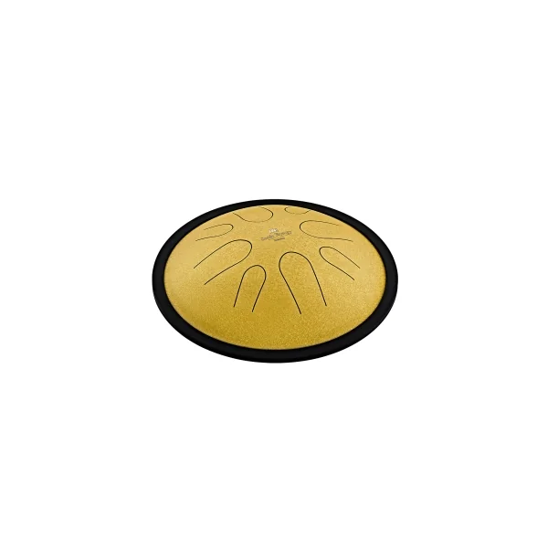 MEINL SONIC ENERGY CSTD3G Compact Steel Tongue Drum 10" Ré Mineur 432hz, 8 Notes, Gold