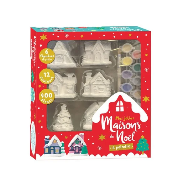 Mes jolies maisons de Noël à peindre - 1 2 3 Soleil