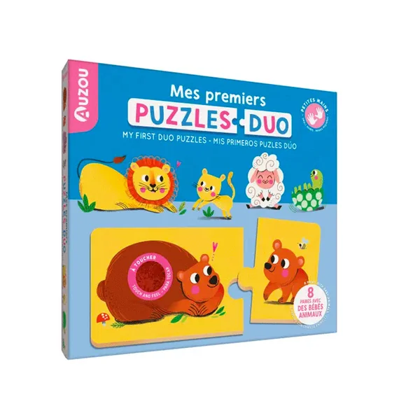 Mes premiers puzzles duo à toucher - Auzou