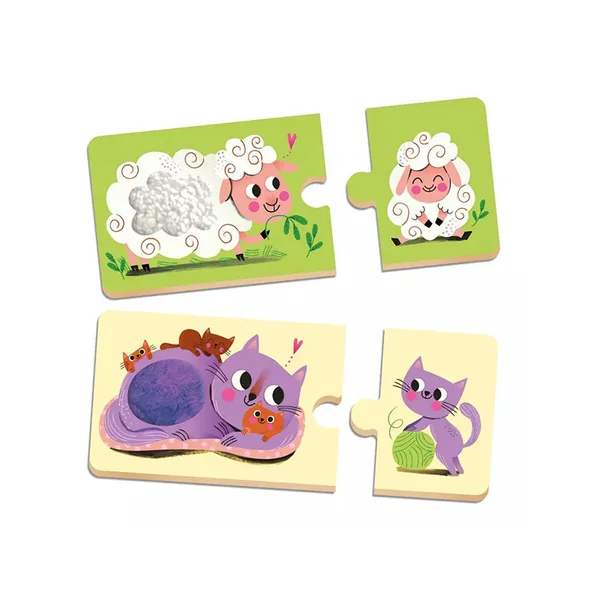 Mes premiers puzzles duo à toucher - Auzou